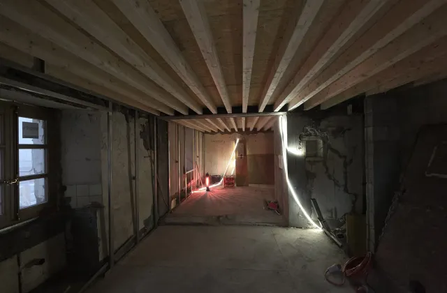 Rénovation d'une vieille bâtisse à Perly