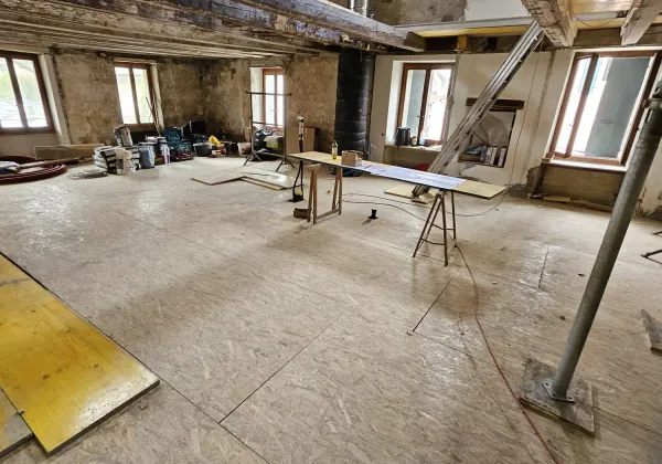 Rénovation structurelle de l'Auberge de la Couronne à Mies — photo 2